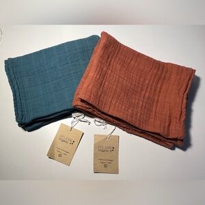 Two (2) Poudre Organics Scarves Scarf NWT!